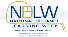 National Distance Learning Week Logo