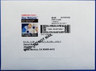 Sample CD in an Envelope