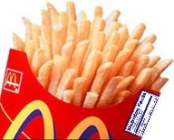 French Fries with Labels
