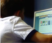 Child on a Computer Child on a Computer