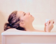 Mom Relaxing in the Bath