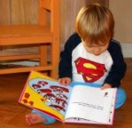 Young Child Reading a Book